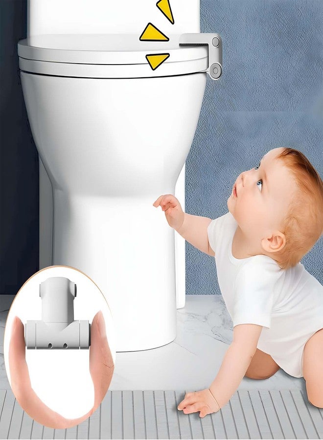 Roioiow Toilet Locks Baby Proof - Adjustable Toilet Seat Locks for Toddlers, No Tools Easy Installation, Adhesive, Fits Most Toilets (1) - Image 5